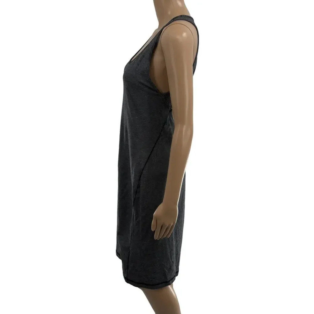Lululemon Micro Stripe Black White Vitasea Go For It Cutout Dress